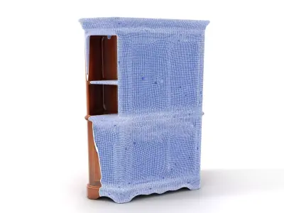 Classic Wooden Cabinet model pack Low-poly 3D model