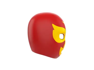 Wrestling Mask 3D model