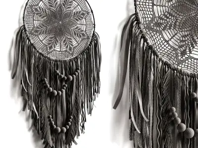 Ethnic macrame 3D model