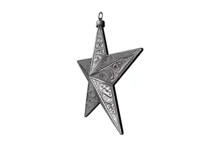 Christmas Star 3D Printable Decoration 3D print model purchase