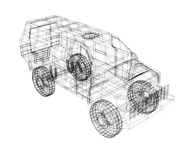 Armoured Car - 1st WIN 3D model
