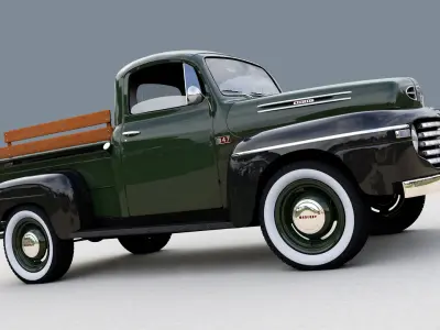 Mercury M47 Series Pickup 1949 3D model