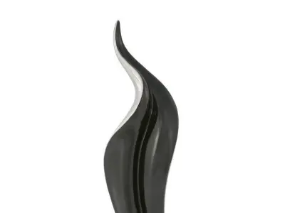Curve Leaf Cheshunt Sculpture 3D model