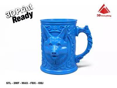 Dog Mug 3D print model
