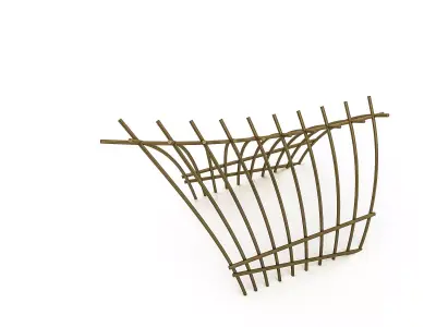 bohemian gate 03 3D model Low-poly 3D model