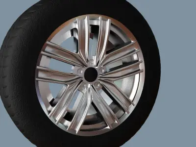 AS rims collection 10 - VW Esperance Low-poly 3D model