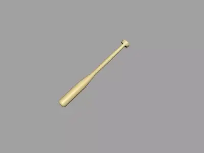 Baseball bat Free low-poly 3D model