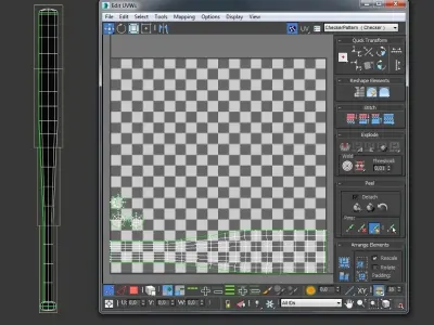 SPORT---BASEBALL---Bat baseball bat Low-poly 3D model