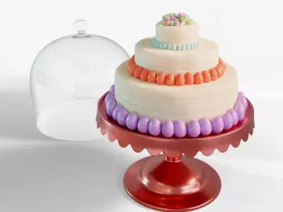 Easter Cake 3D model