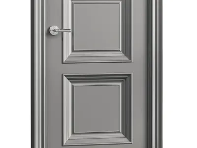 Modern interior door 18 3D model