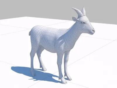 blue sheep 3Dmodel 3D model