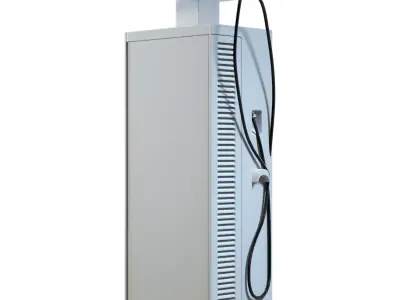 Turbo Series DC Charger Low-poly 3D model