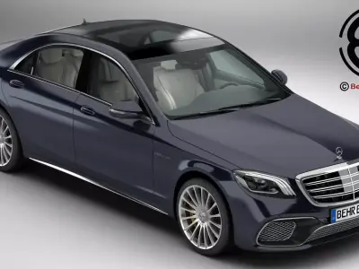 Mercedes S Class AMG S65 2018 3D model