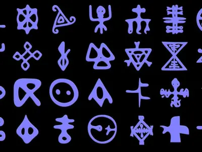 300 Runes Hard Surface for Substance Painter Low-poly 3D model