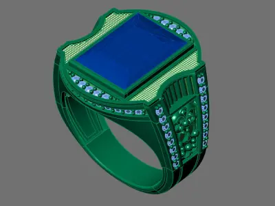 STL 3DM Gents Rings Ready Models Mens Rings 3D print model 3D print model