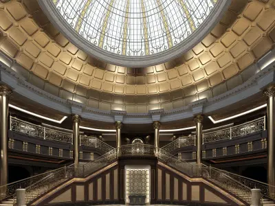 Palace Main Entrance Lobby  3D model