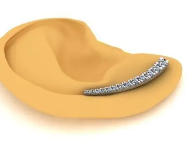 Ear decoration N01579 3D print model