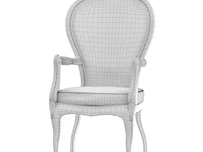 Classic chair PBR Low-poly 3D model