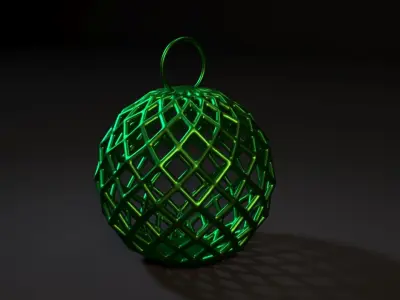 Christmas decoration ball 3D print model