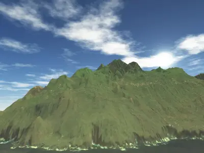 El Hierro Canary  Island  high level details 3D print and 3D model