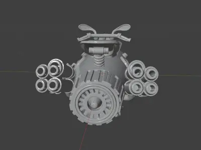 bike-cyberpunk 3D model