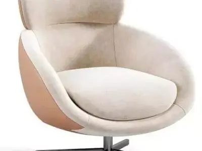 Russell Armchair By Minotti Free 3D model