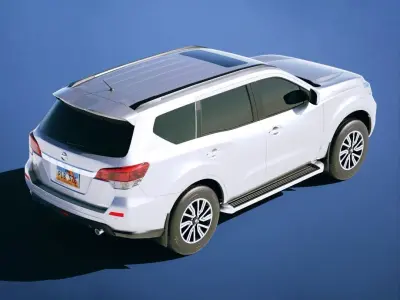 Nissan Terra 2020 Low-poly 3D model