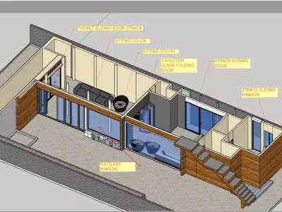 3d home design glazing prototype 3D model