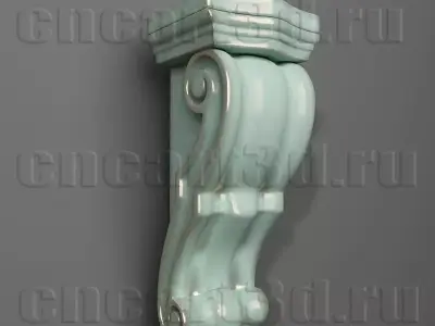 Corbel ornate wall bracket 3D print model