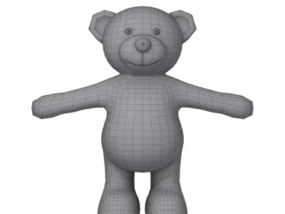 Teddy Bear Cartoon 3D model