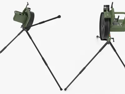 Baseball Pitching Machine 3D model