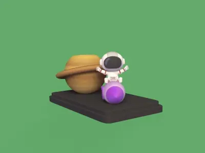 Planet Pot 3D print model