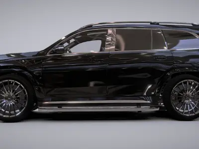 Mersedes- Benz Maybach GLS 600 Low-poly 3D model