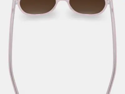 Laurel Sunglasses in Elderflower Crystal 3D model