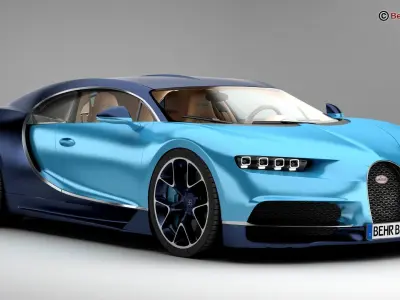 Bugatti Chiron 3D model