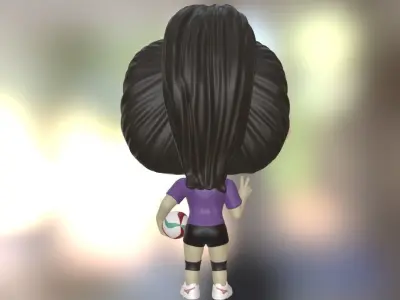 Funko jugadora de Volley 3D print model