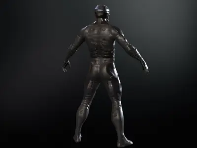 CyberJagg Low-poly 3D model