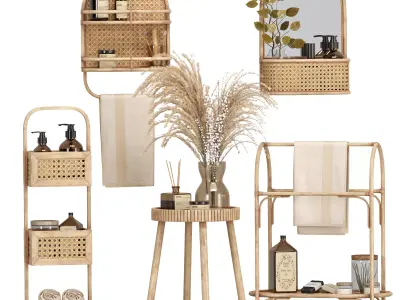 Bathroom Accessories 6 3D model