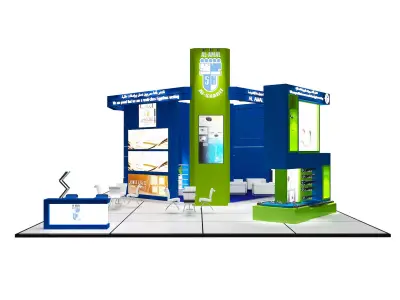 Booth Exhibition Stand a388b  3D model