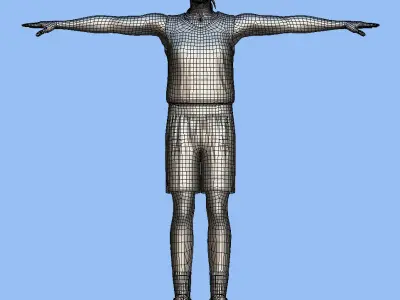 T-Pose Rigged Brittney Griner WNBA 3D model