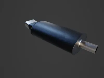 Car Sport Exhaust 3 3D model