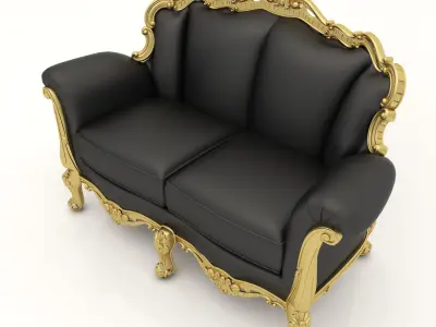 Interior Sofa Set  35 - For CNC and Interior 4 in 1 3D model