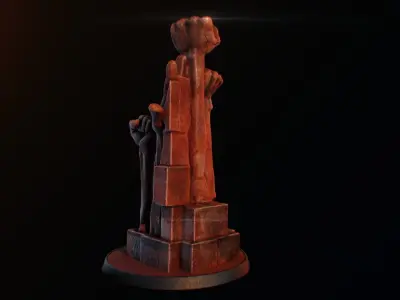 3d Statue made with photoscan 3D model