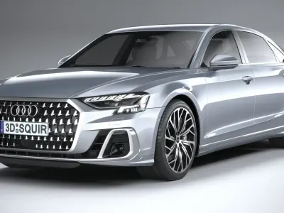 Audi A8L 2022 3D model