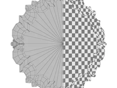 Vintondale Accent Mirror ARGD3097 3D model