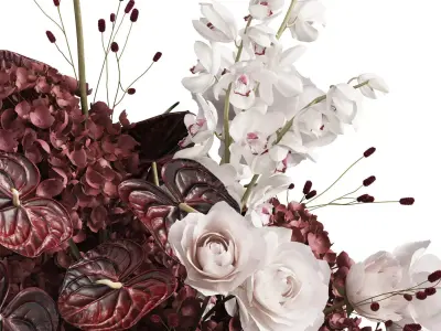 Flower In Vase 120 3D model