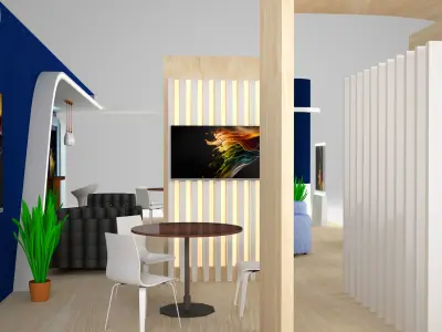 Booth Exhibition Stand K0010898 3D model