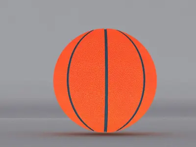 Basketball  Low-poly 3D model purchase