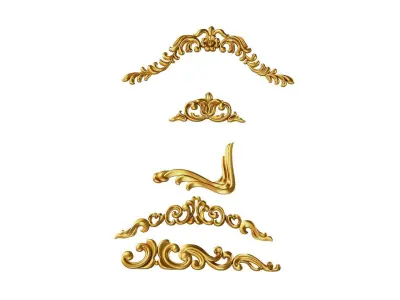 Classic decor ornament 193 3D model