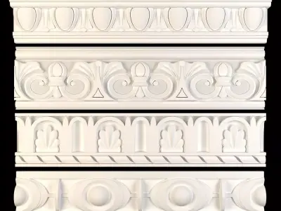  Paths Ornament pack 01 3D model